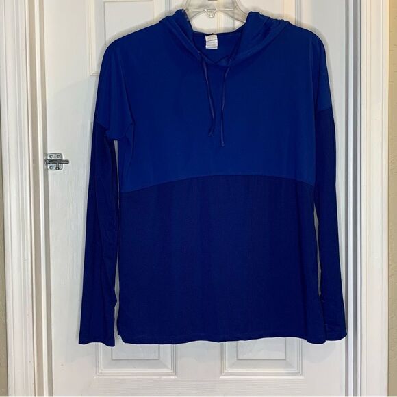 Fabletics Blue Hooded Pullover Size XL - Picture 1 of 9